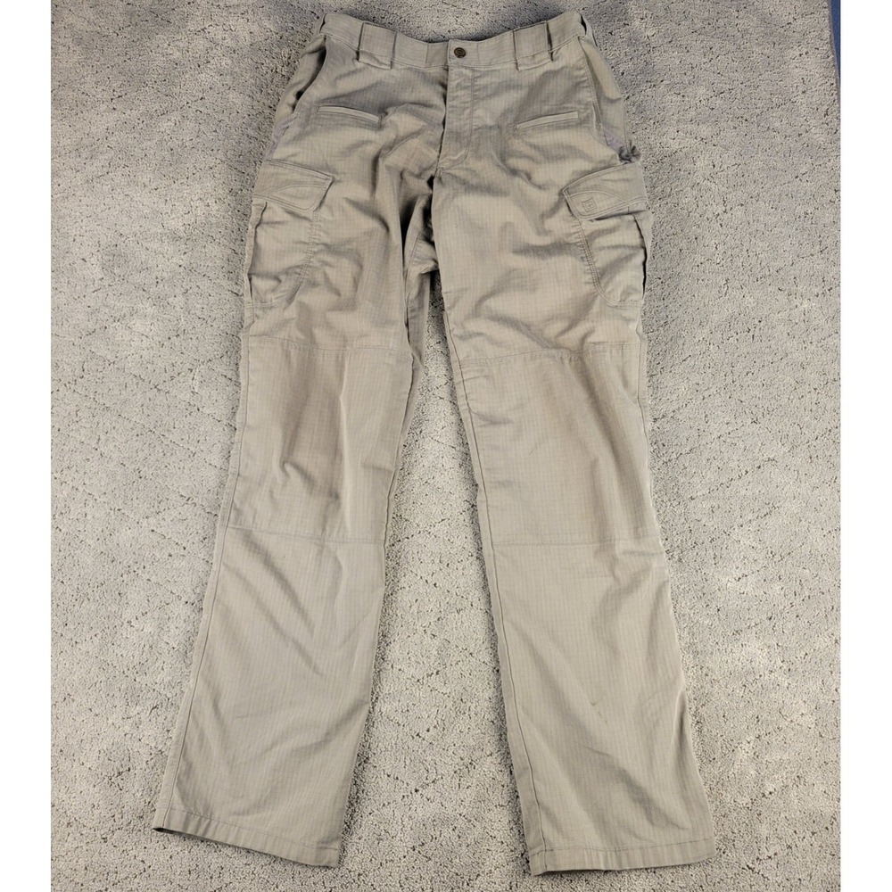 511 Tactical Pants Mens 34 Gray  Cargo Striped‎ Relaxed Straight Workwear